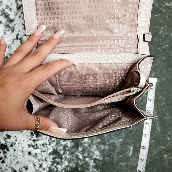 Kate Spade Small Merrick Everett Way Tan Crossbody Bag - Picture 8 of 10